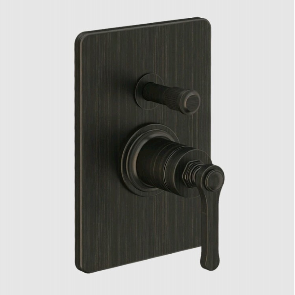 Смеситель для душа, Gessi, VENTI20, на 2 потребителя, цвет-Aged Bronze