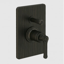 Смеситель для душа, Gessi, VENTI20, на 2 потребителя, цвет-Aged Bronze