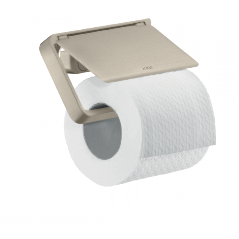 Бумагодержатель, Axor, Axor Universal Softsquare, шв 135*80, цвет-шлифованный никель