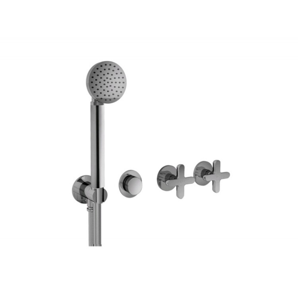 Смеситель для душа, Fantini, Icona Classic, цвет-Matt Gun Metal PVD