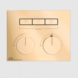 Смеситель для душа, Gessi, HI-FI Compact, на 3 потребителя, цвет-Warm Bronze PVD