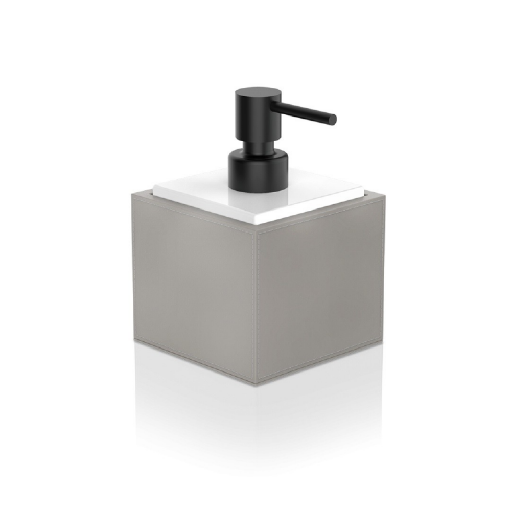 Дозатор для жидкого мыла, Decor Walther, Brownie, шгв 99*99*147, цвет-тауп/черный