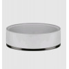 Мыльница, Gessi, Inciso, шгв 115*115*35, цвет-белый/Black Metal Brushed PVD