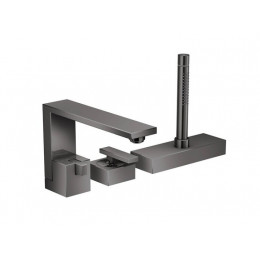 Смеситель для ванны и душа, Axor, Axor Edge, цвет-полированный черный хром