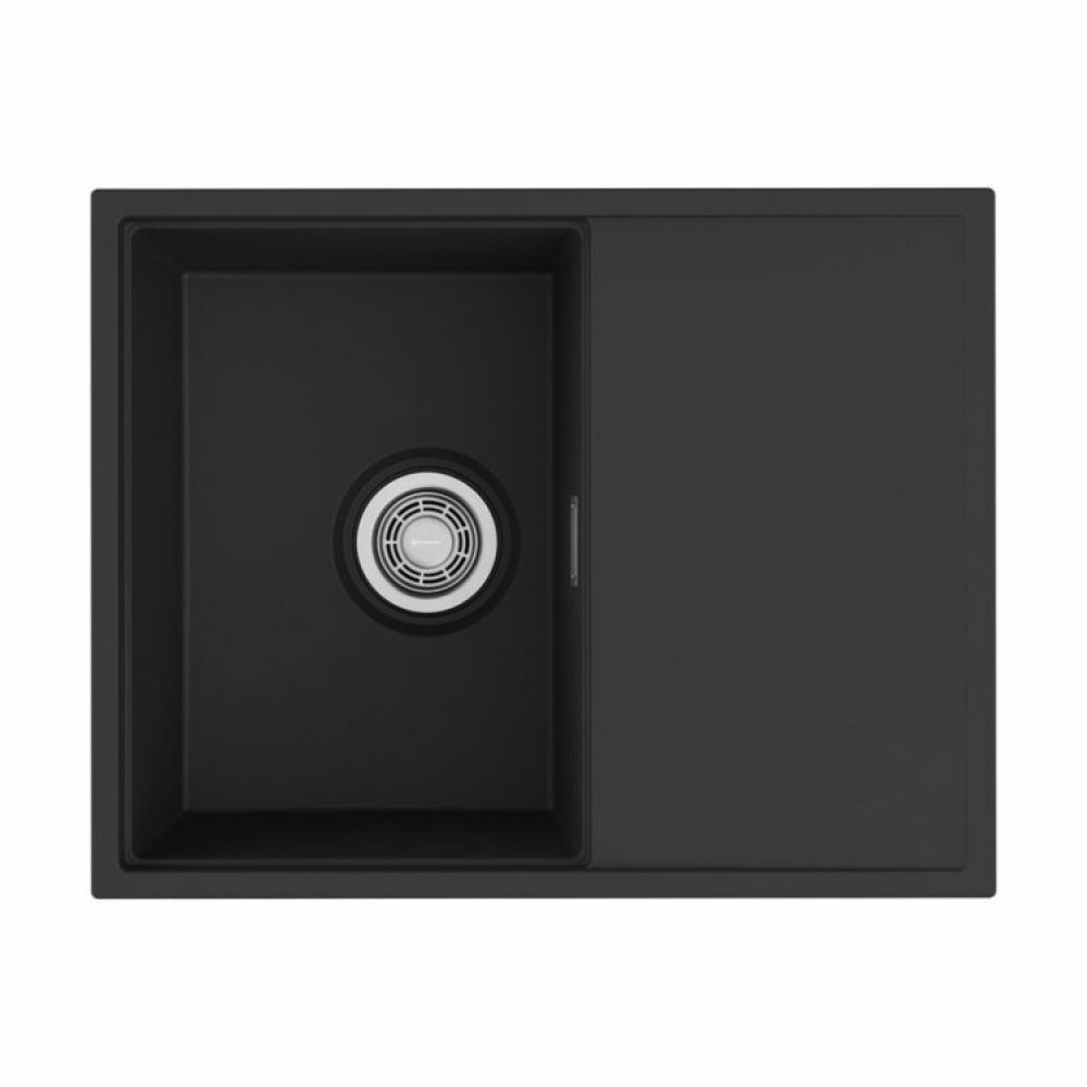 Мойка, OMOIKIRI, Yoru, шгв 650*510*223, отверстия для смесителя-2 промаркированных, цвет-чёрный