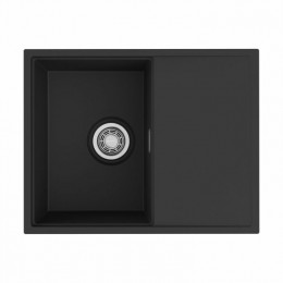 Мойка, OMOIKIRI, Yoru, шгв 650*510*223, отверстия для смесителя-2 промаркированных, цвет-чёрный