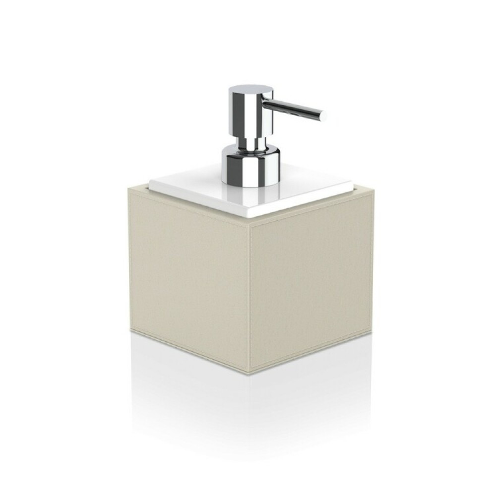 Дозатор для жидкого мыла, Decor Walther, Brownie, шгв 99*99*147, цвет дозатора-хром/песок