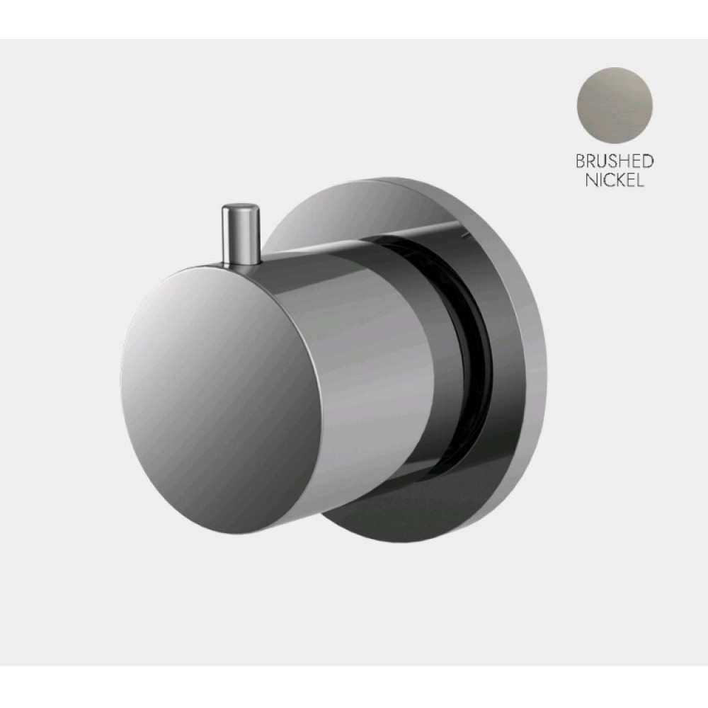 Вентиль, Fima Carlo Frattini, Flo', переключающий (дивертор), 1/2", цвет-никель брашированный