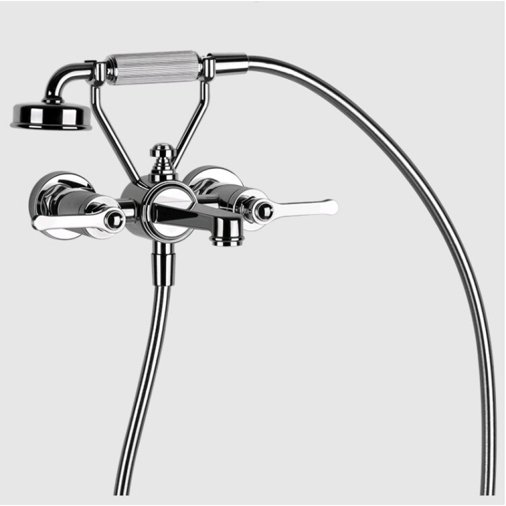 Смеситель для ванны и душа, Gessi, VENTI20, цвет-хром