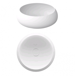 Раковина, Bette, BetteCraft, шгв 450*450*120, отверстия для смесителя-отсутствуют, цвет-Salvia