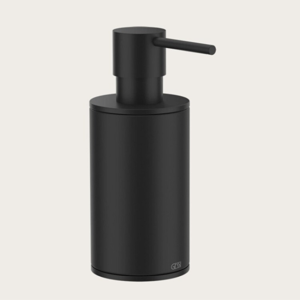 Дозатор для жидкого мыла, Gessi, 316, шгв 75*117*191, цвет дозатора-черный матовый