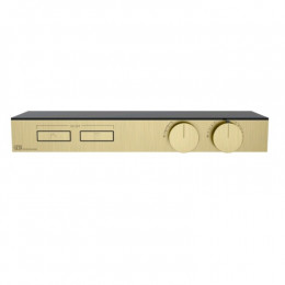 Смеситель для душа, Gessi, HI-FI, на 2 потребителя, цвет-Brushed Brass PVD