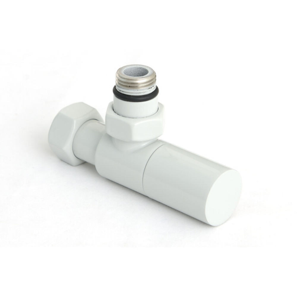 Вентиль, Сунержа, G 1/2" НР х G 3/4" НГ, угловой, цилиндр, цвет-RAL 7035 Светло-серый