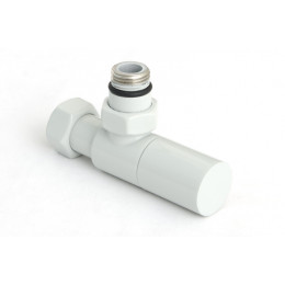 Вентиль, Сунержа, G 1/2" НР х G 3/4" НГ, угловой, цилиндр, цвет-RAL 7035 Светло-серый