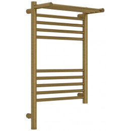 Полотенцесушитель, Сунержа, Богема 3.1, с 1 полкой, шгв 432*215*724, нижнее слева, МЭМ, цвет-латунь состаренная