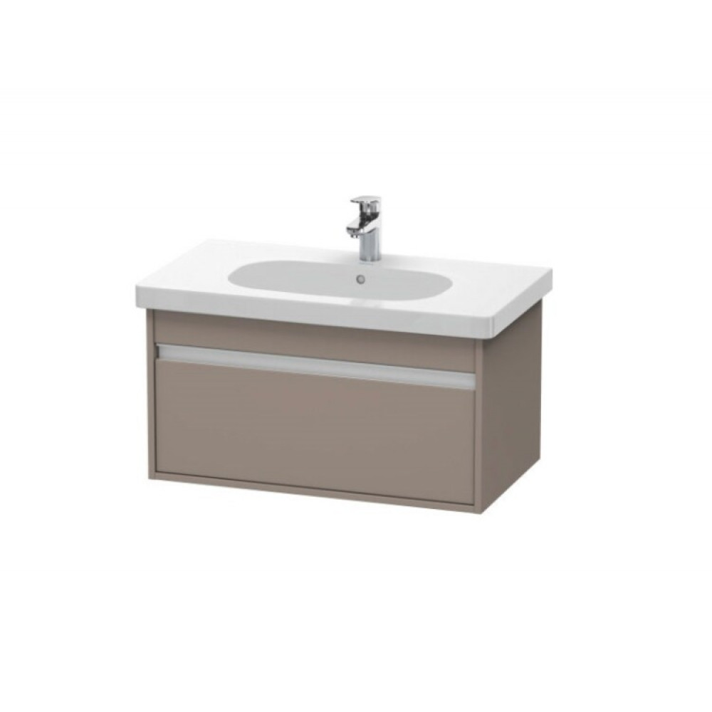 Тумба под раковину, Duravit, Ketho, шгв 800*455*410, раковина-необходимо заказать, цвет-базальт матовый