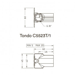 Внутренняя часть, Nicolazzi, назначение-гигиенический душ, не окрашен