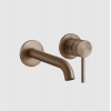 Смеситель для раковины, Gessi, 316 Flessa, цвет-Copper Brushed PVD