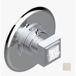 Ручка регулировки для термостата, THG, Masque de Femme Smooth metal, EUROTHERM N°8105N, 8200N, 8300, цвет-никель