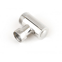 Уголок, Сунержа, со спускным клапаном, присоединительный размер-НР G 1" / НГ G 3/4", цвет-тёмный титан муар