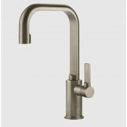 Смеситель для раковины, Gessi, Inciso, цвет-Finox Brushed Nickel