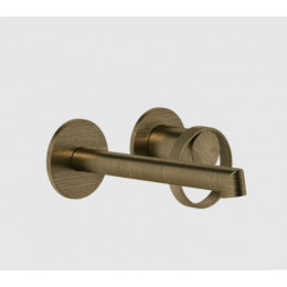 Смеситель для раковины, Gessi, Anello, цвет-Antique Brass