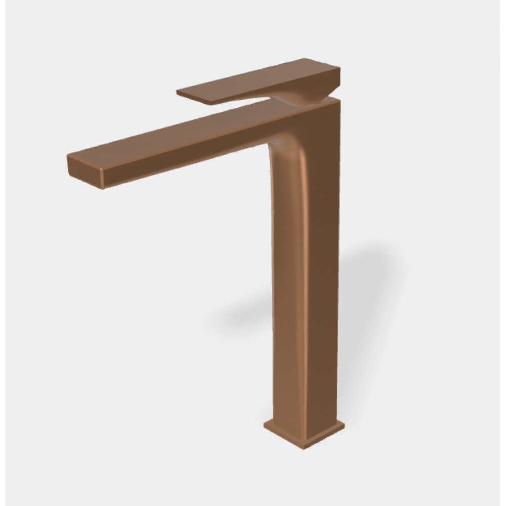 Смеситель для раковины, Fima Carlo Frattini, Zeta, цвет-брашированная античная бронза