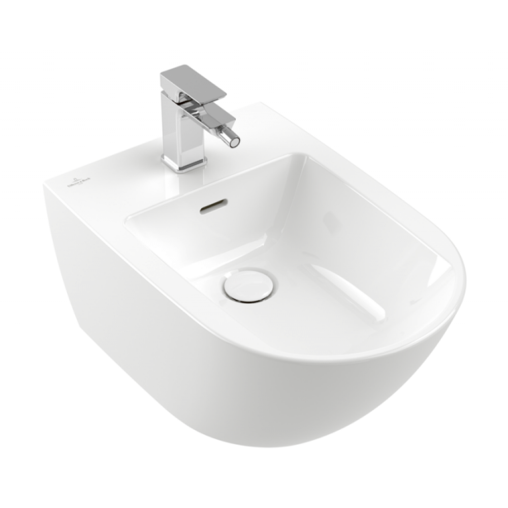 Биде, Villeroy&Boch, Subway 3.0, подвесной, шгв 375*560*270, цвет-альпийский белый