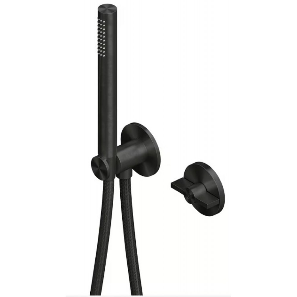 Смеситель для ванны и душа, Quadro design, Valvola01, цвет-золото черное