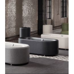 Ванна, Bette, BetteLux Oval Couture, шгв 1800*800*450, цвет-черный