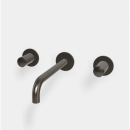 Смеситель для раковины, Fima Carlo Frattini, So, цвет-брашированный чёрный хром