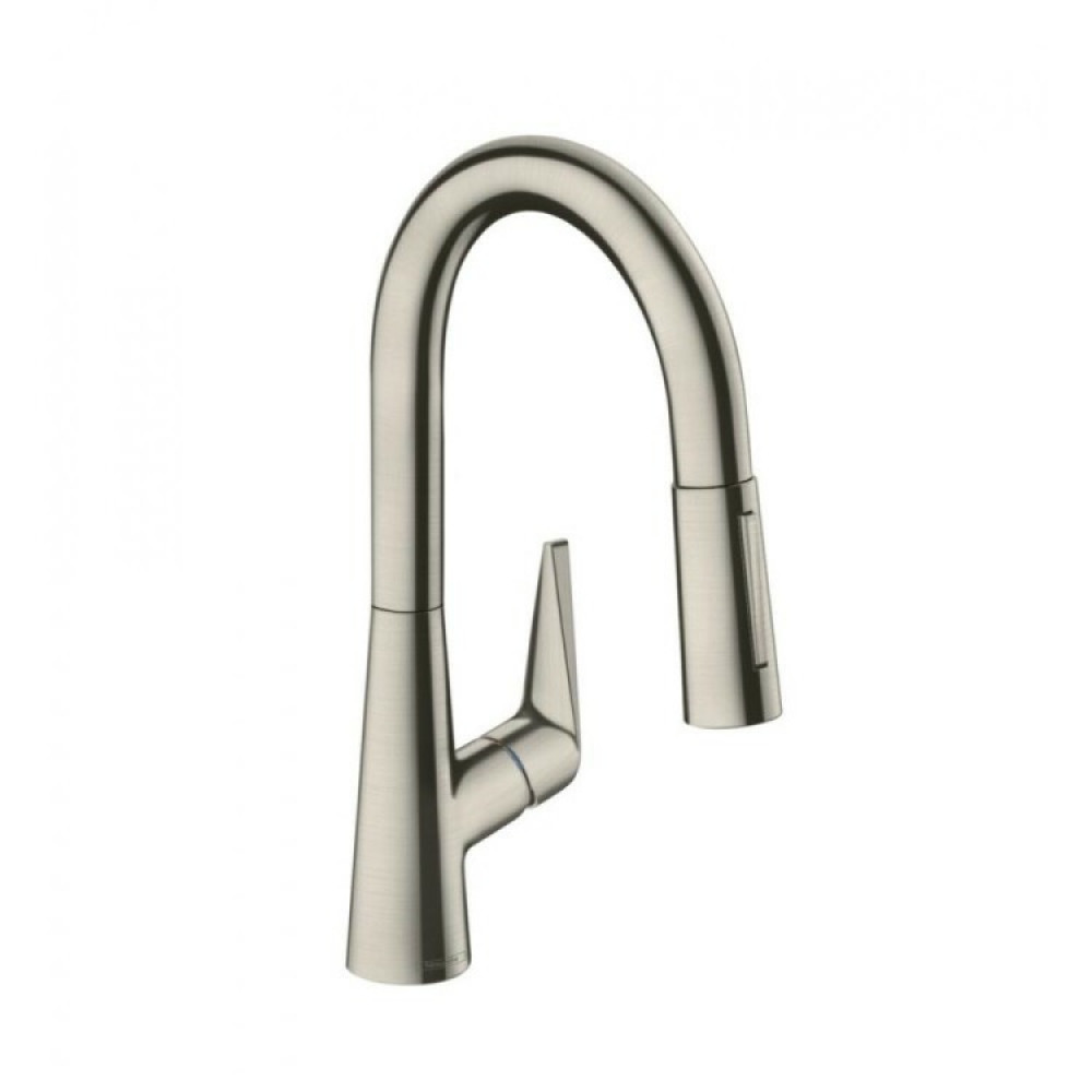 Смеситель для кухни, Hansgrohe, Talis M51, цвет-сталь