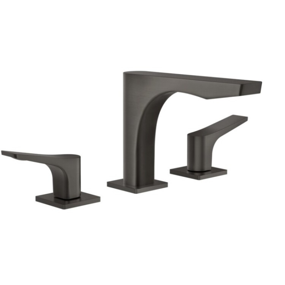 Смеситель для раковины, Gessi, Rilievo, цвет-Black Metal Brushed PVD