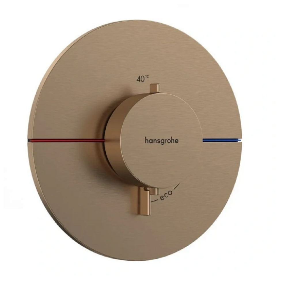 Смеситель для душа, Hansgrohe, ShowerSelect Comfort S, на 1 потребитель, цвет-бронза шлифованная