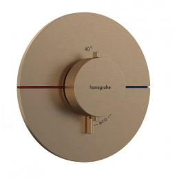 Смеситель для душа, Hansgrohe, ShowerSelect Comfort S, на 1 потребитель, цвет-бронза шлифованная
