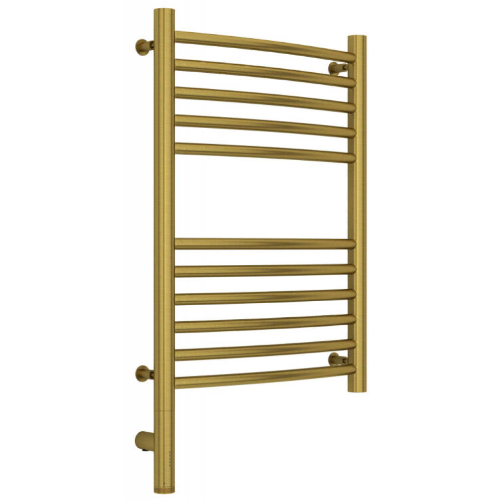 Полотенцесушитель, Сунержа, Богема 3.0, выгнутая, шгв 432*88*724, нижнее слева, МЭМ, цвет-латунь состаренная