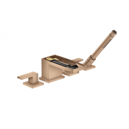 Смеситель для ванны и душа, Axor, Axor MyEdition, цвет-шлифованное красное золото