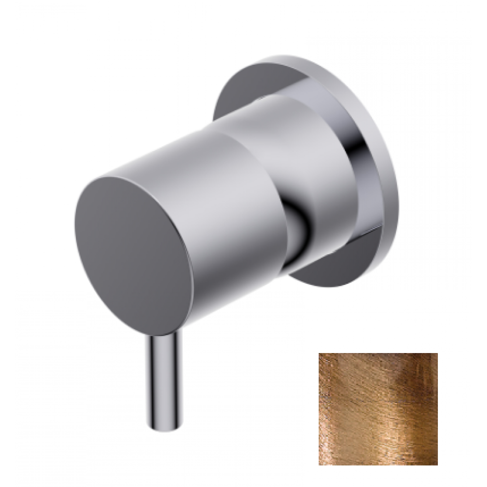 Смеситель для душа, Ritmonio, Diametro35 S, на 1 потребитель, цвет-Brushed bronze