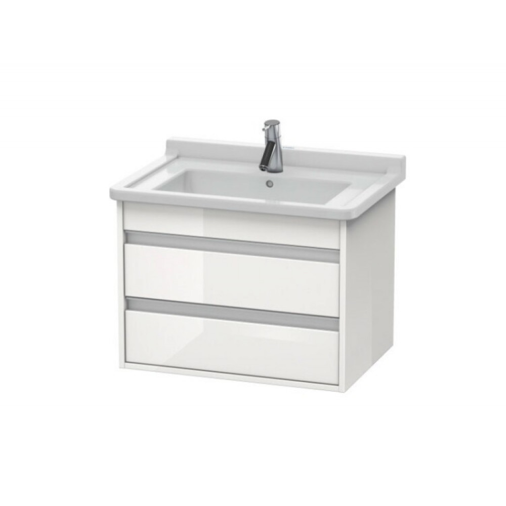 Тумба под раковину, Duravit, Ketho, шгв 650*465*480, раковина-необходимо заказать, цвет-белый глянцевый