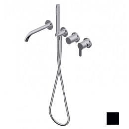 Смеситель для ванны и душа, Ritmonio, Diametro35 Elegance, цвет-черный