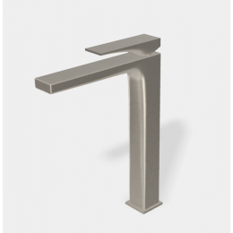 Смеситель для раковины, Fima Carlo Frattini, Zeta, цвет-брашированный никель