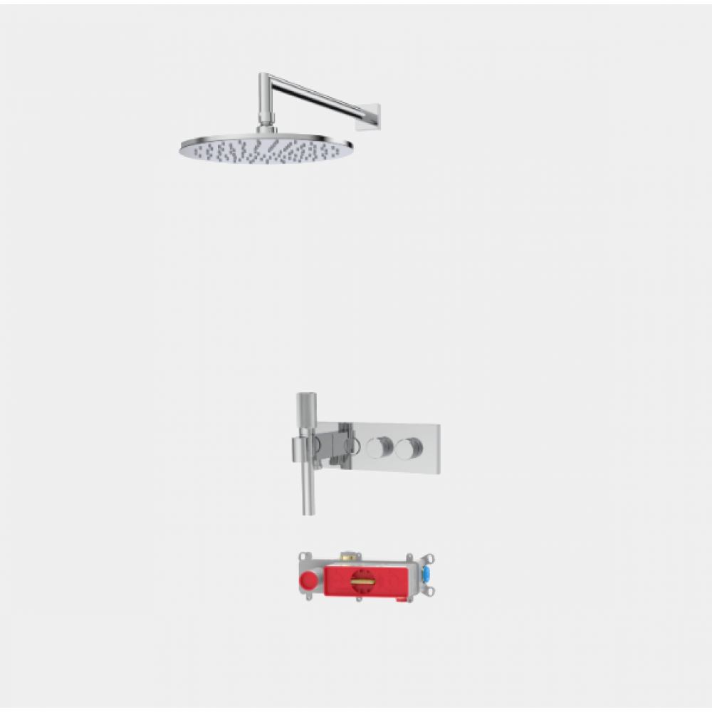 Душевой комплект, Fima Carlo Frattini, Shower systems, цвет-шампань брашированная