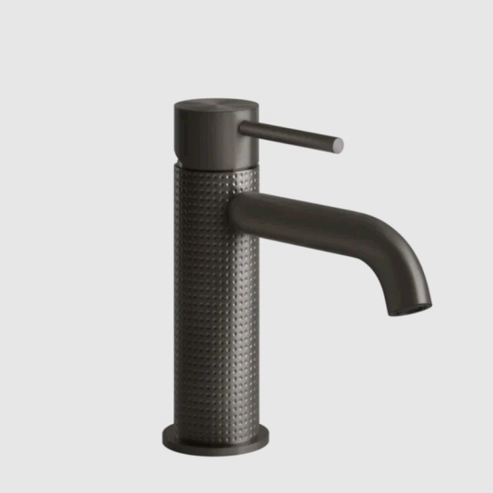 Смеситель для раковины, Gessi, 316 Cesello, цвет-Black Metal Brushed PVD