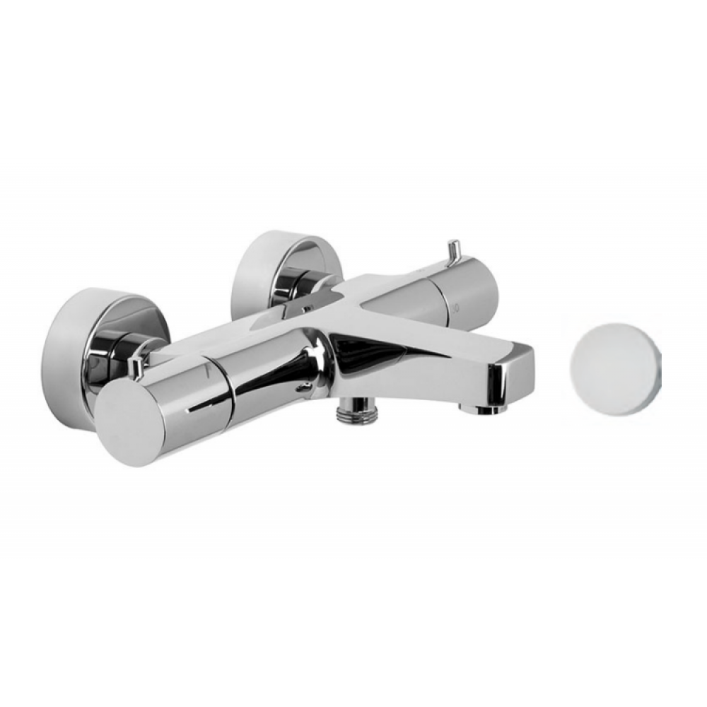 Смеситель для ванны и душа, Fima Carlo Frattini, Fimatherm, цвет-белый матовый