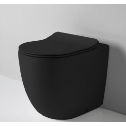 Унитаз, Artceram, File 2.0, приставной, шгв 370*520*420, The.Reel, Saniglaze, цвет-черный матовый