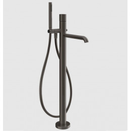Смеситель для ванны и душа, Gessi, Habito Unito, цвет-Black Metal Brushed PVD