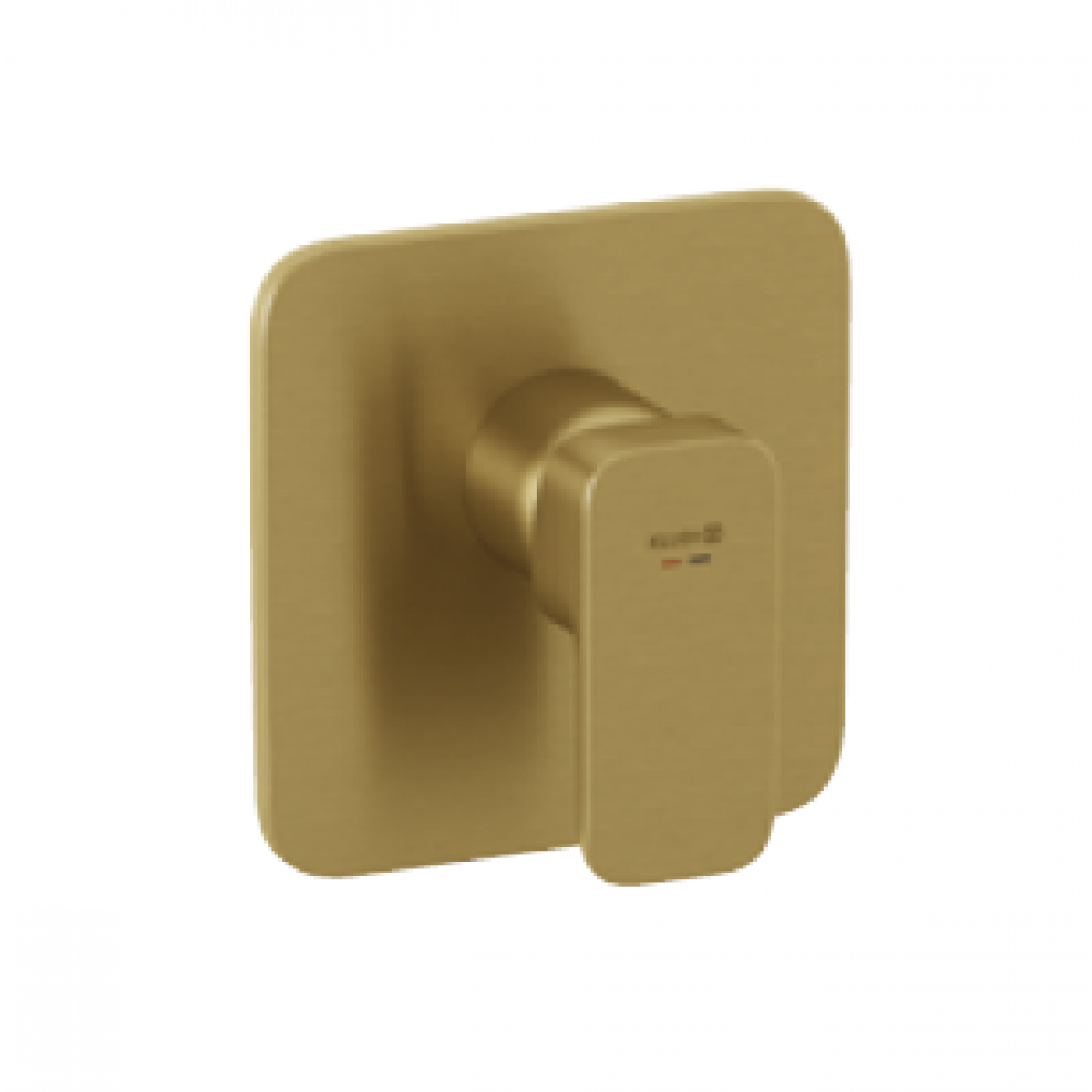 Смеситель для душа, Kludi, Renon, на 1 потребитель, цвет-золото брашированное