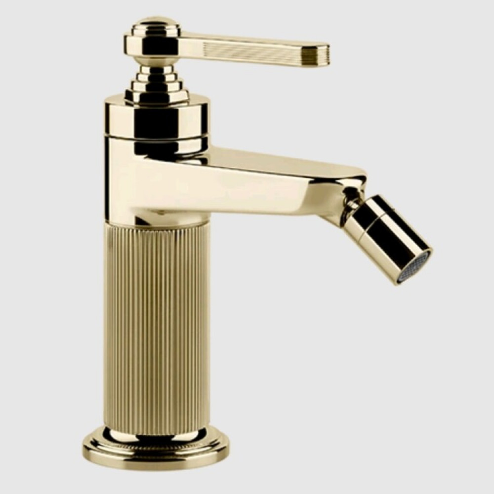 Смеситель для биде, Gessi, VENTI20, цвет-Brass PVD