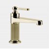 Смеситель для раковины, Gessi, VENTI20, цвет-Brass PVD