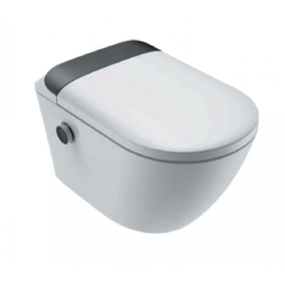 Унитаз, Smartflow, подвесной, сиденье с функцией биде, шгв 425*595*470, цвет-белый